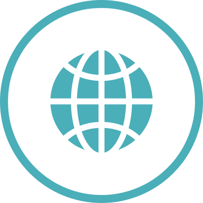 Website Blue Line  Icon