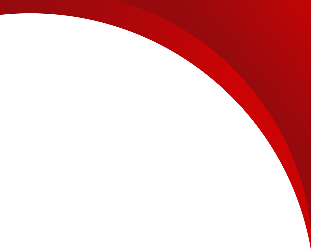 red and white curve border